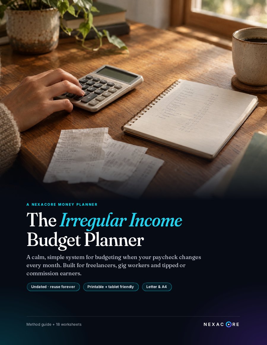 The Irregular Income Budget Planner cover